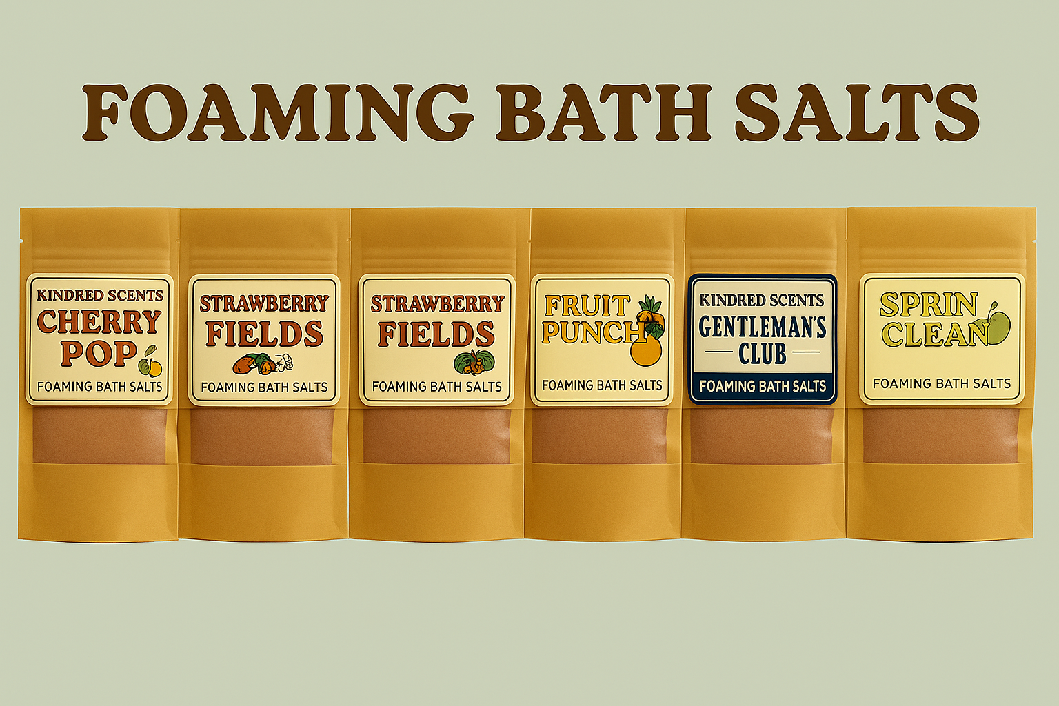 Foaming Bath Salts