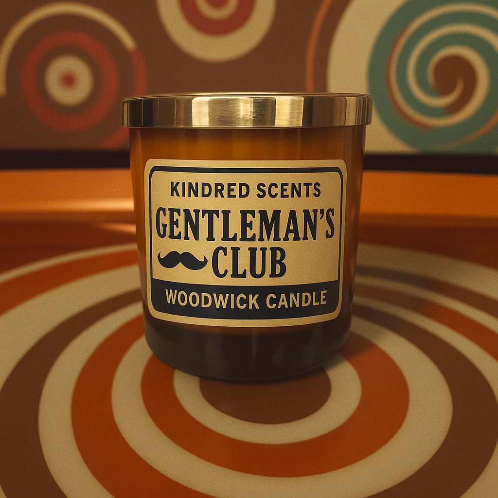 Gentlemans Club Woodwick Candle