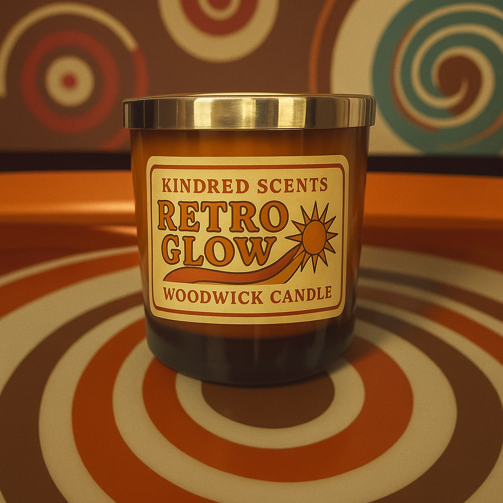 Retro Glow Woodwick Candle