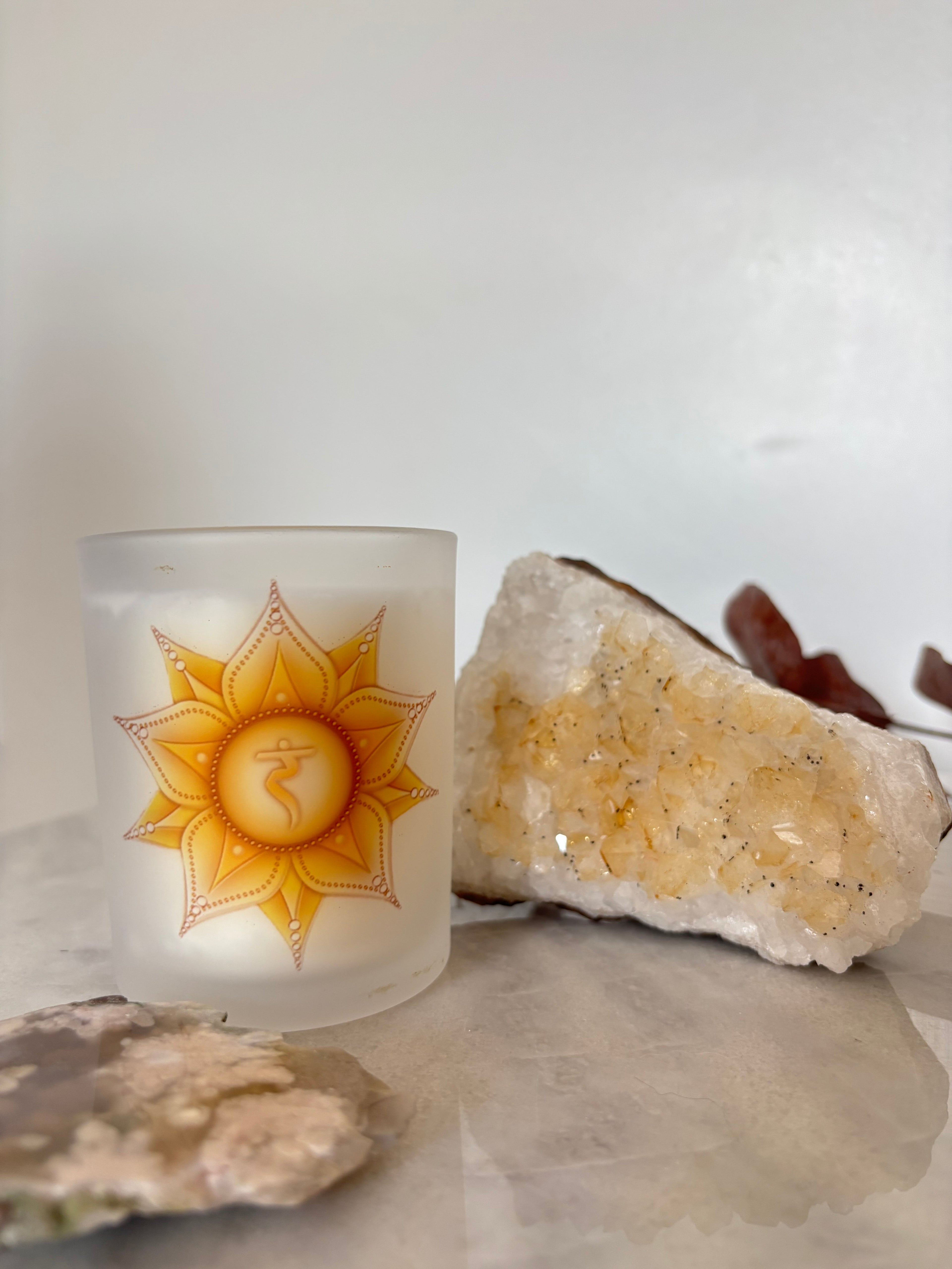 Lemongrass, Ginger & Rosemary Scented Candle