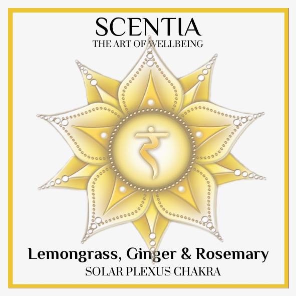 Lemongrass, Ginger & Rosemary Scented Candle