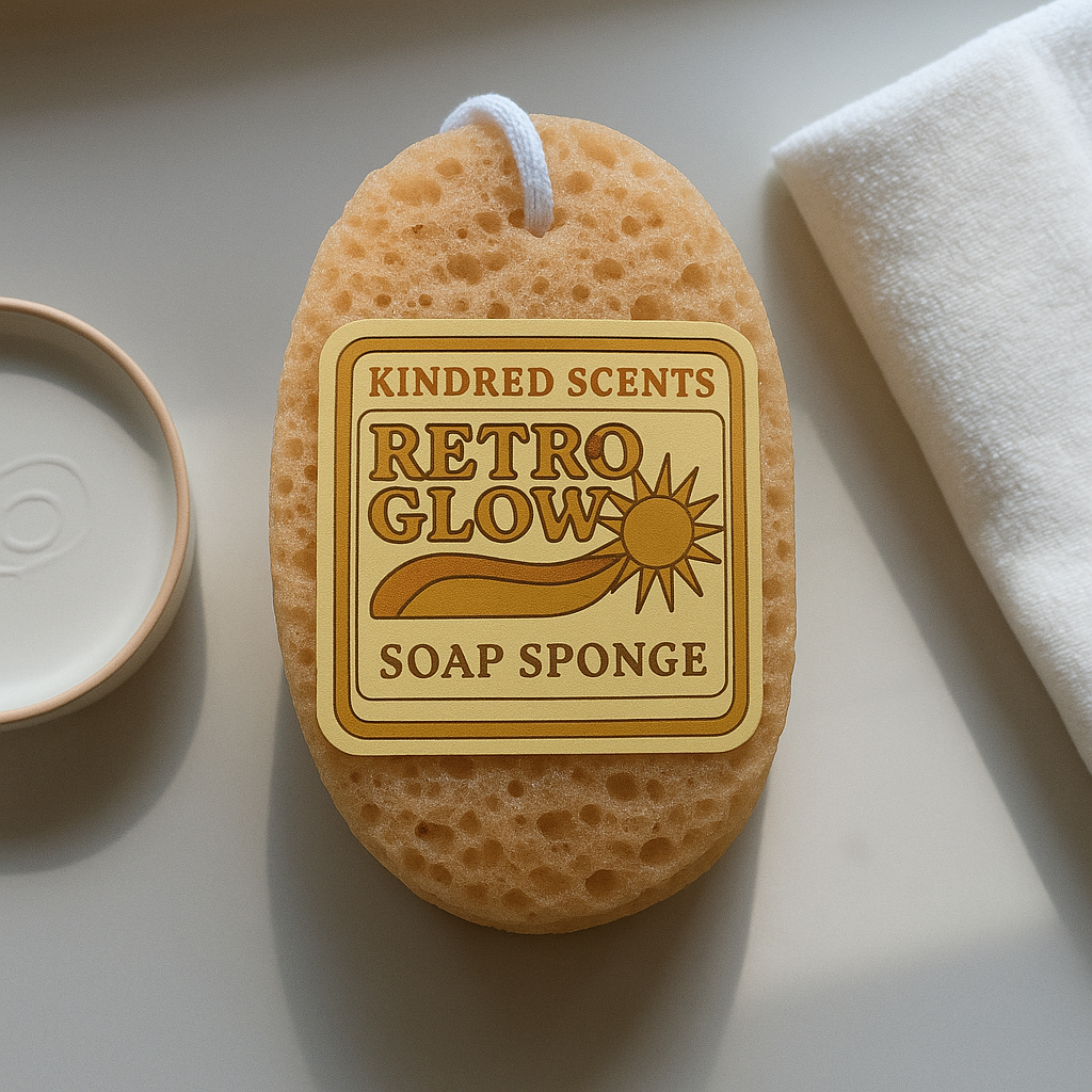 Retro Glow Natural Soap Sponge