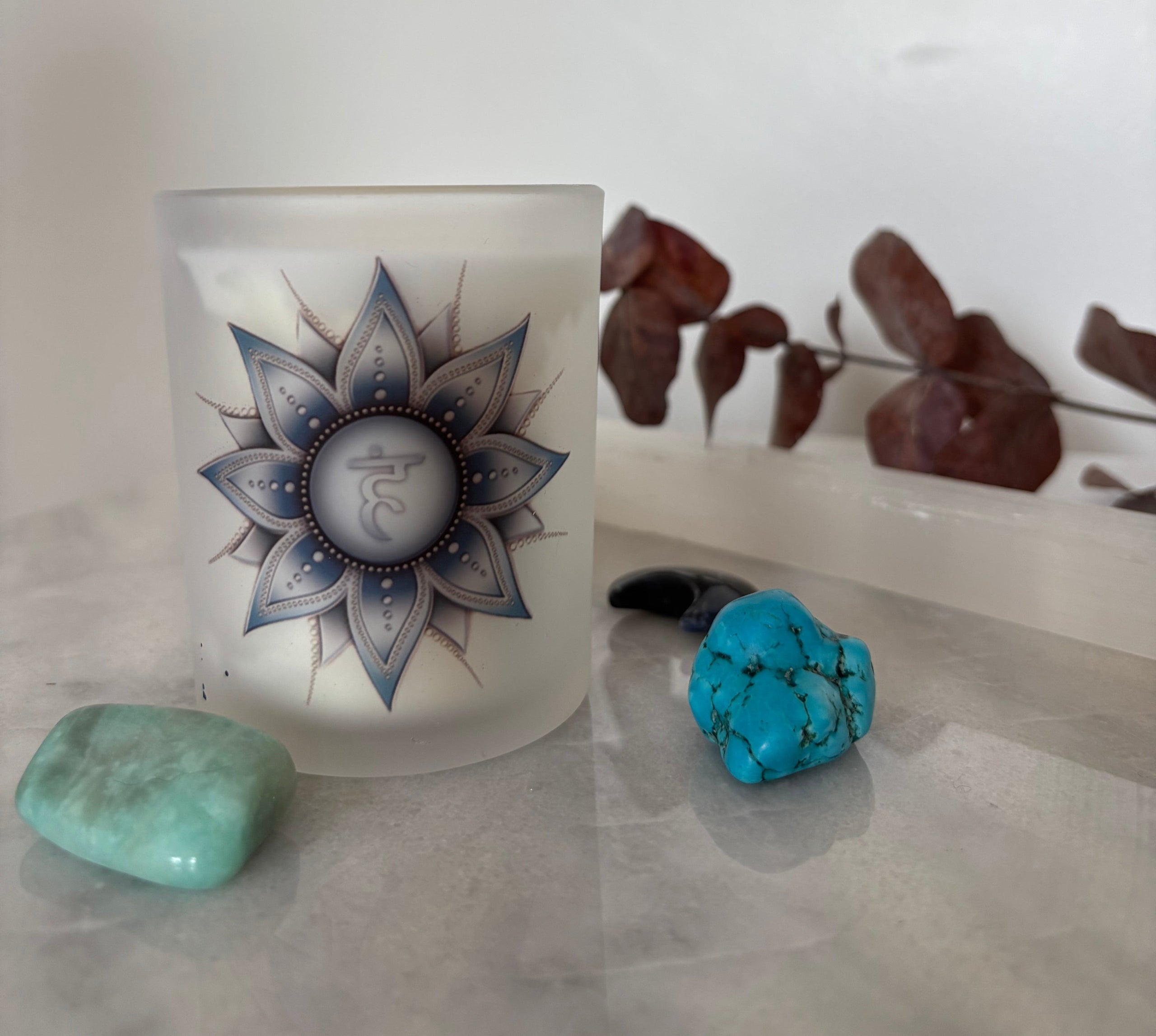 Jasmine, Bergamot & Geranium Scented Candle